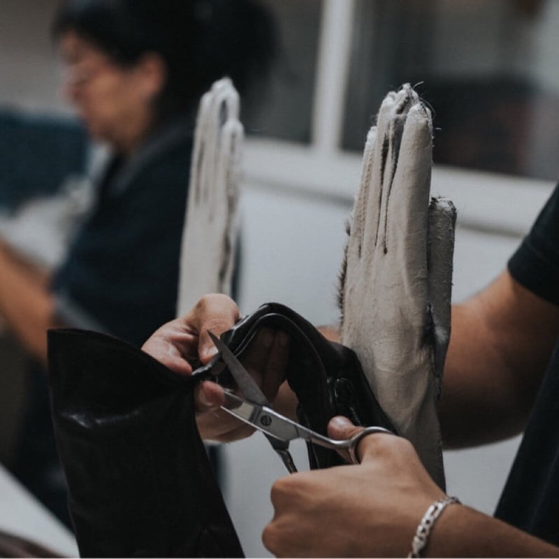Lederhandschuhe Braun Damen in Orsini® Italien Fratelli - – Kaschmir Handgefertigt